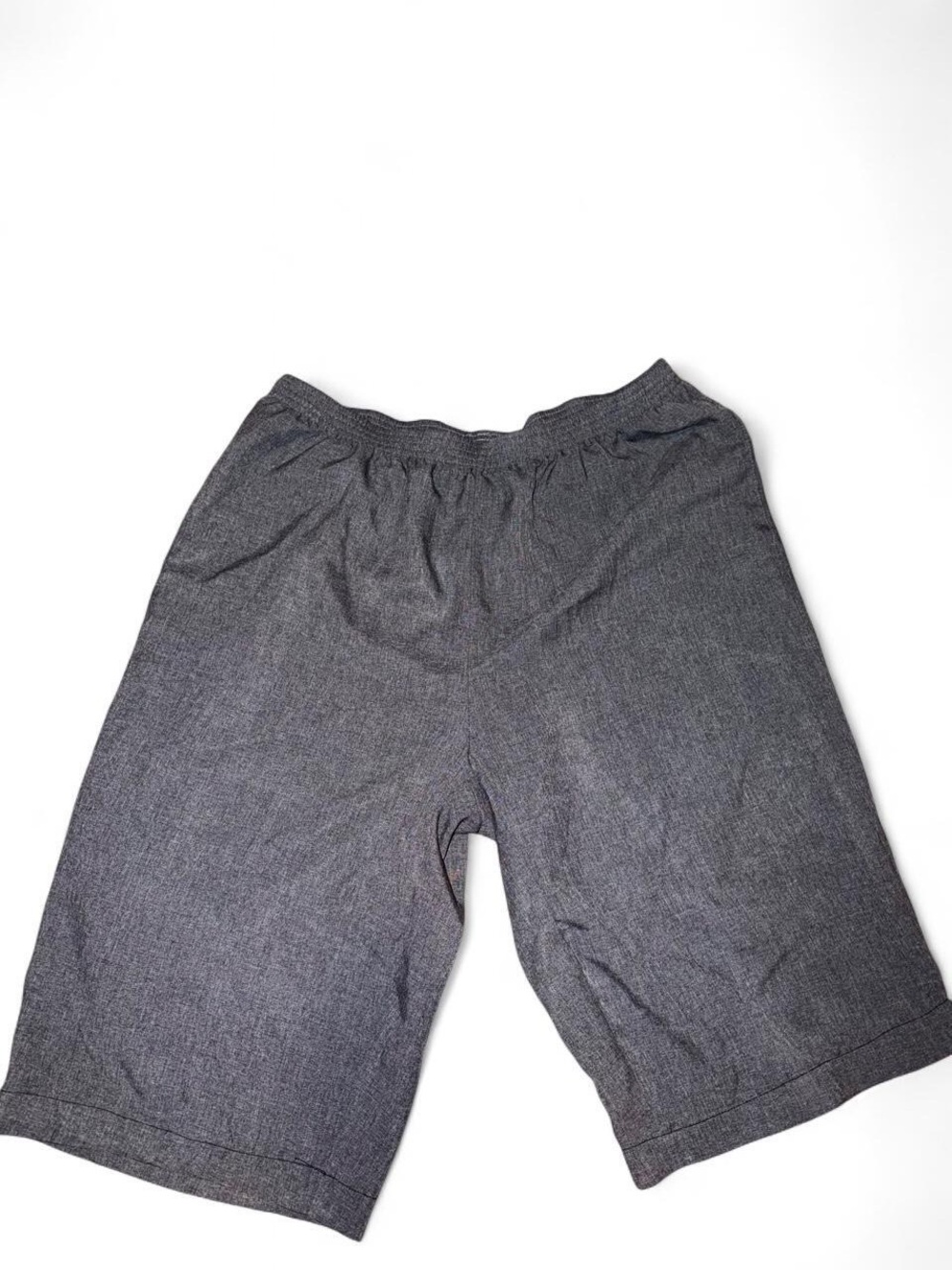 Women’s Gray Casual Elastic-Waist Shorts